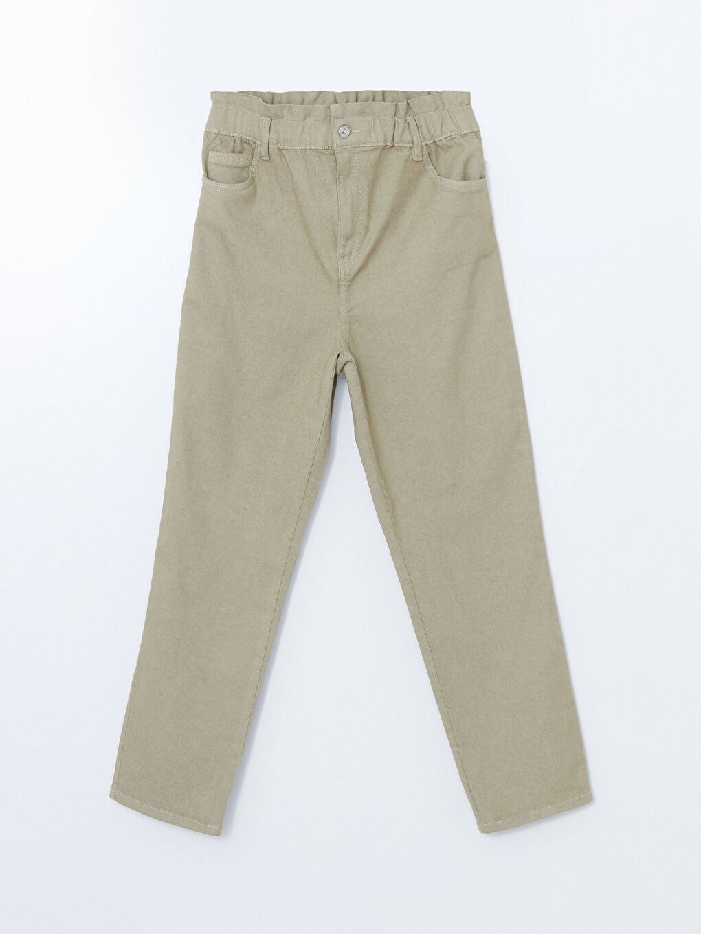 Elasticated Waist Slim Mom Women's Jeans -S52566Z8-GHY