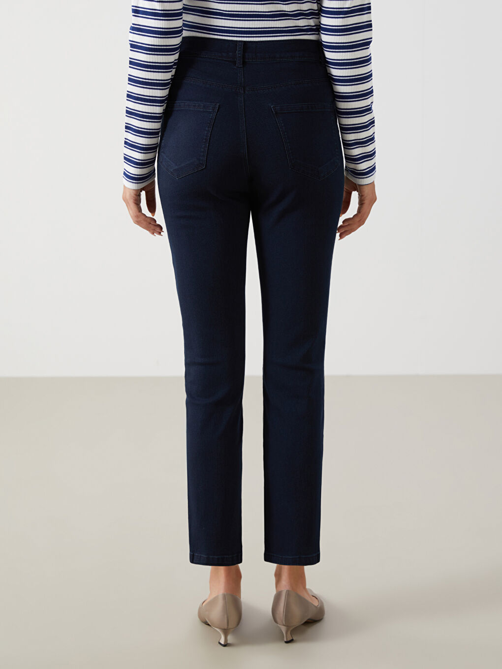 Straight Fit Women's Jeans-3