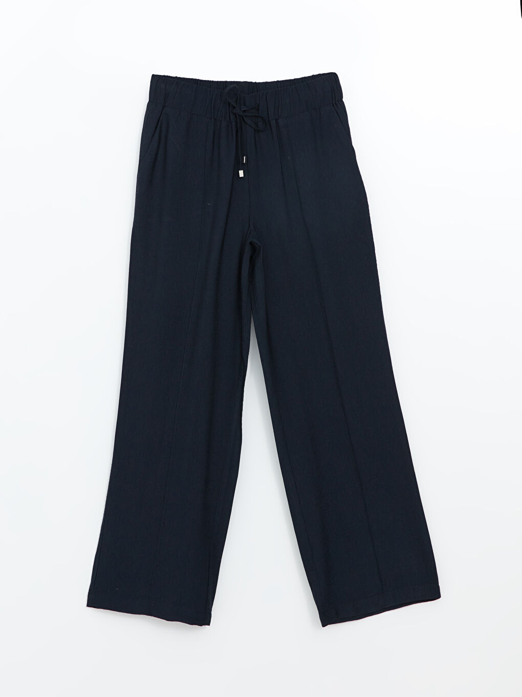 Pantalone za žene sa lastišem u struku -S52572Z8-E1J