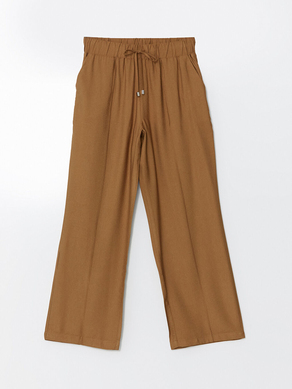Pantalone za žene sa lastišem u struku -S52572Z8-GXT