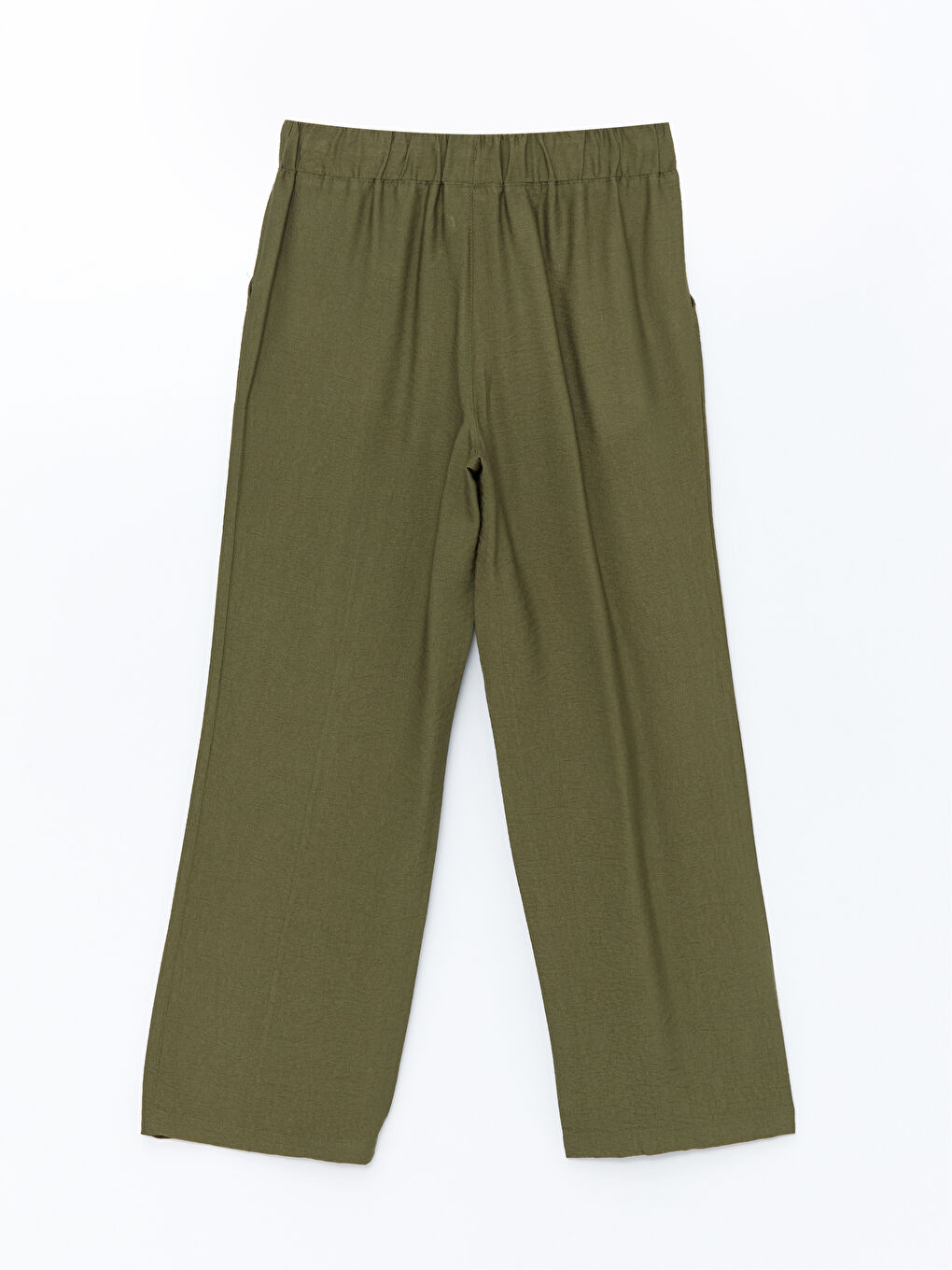 Pantalone za žene sa lastišem u struku -S52572Z8-HDQ