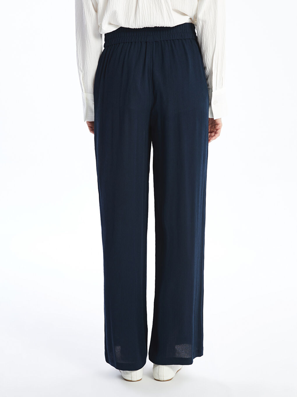 Elasticated Waist Women's Trousers -S52575Z8-E1J