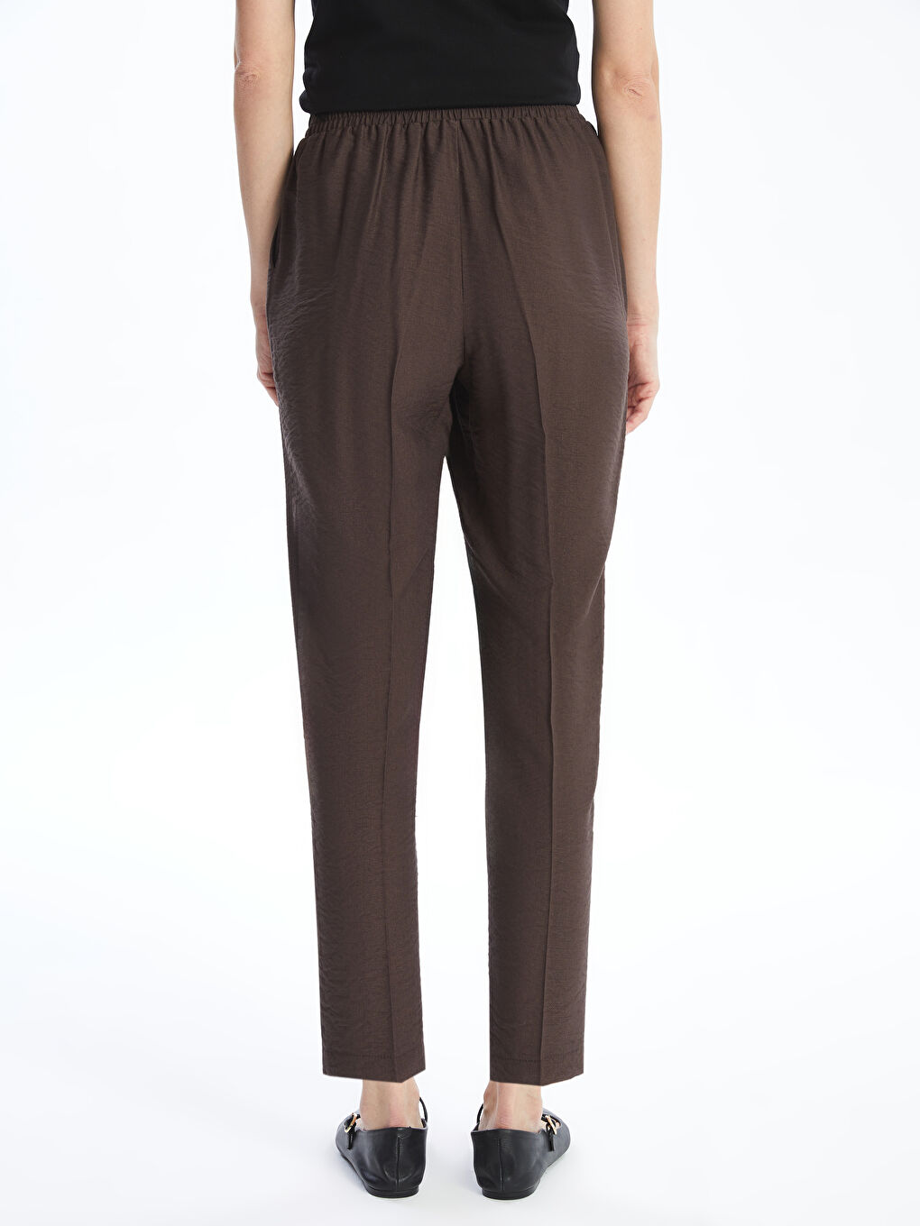Pantalone za žene sa lastišem u struku -S52578Z8-JLD