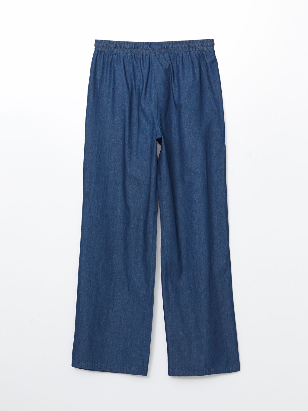 Elastic Waist Wide Leg Women's Jeans -S52579Z8-890