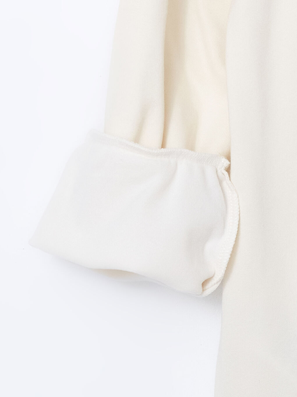 سويت شيرت تخين بياقة دائرية - بنات-1