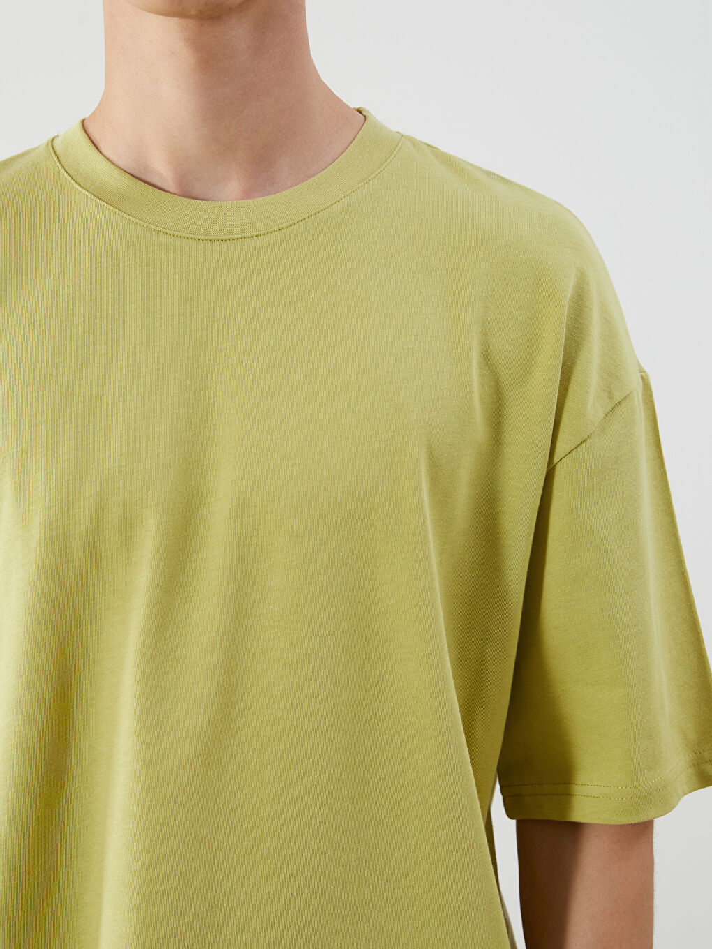 Crew Neck Jersey Men's T-Shirt -S52607Z8-12N