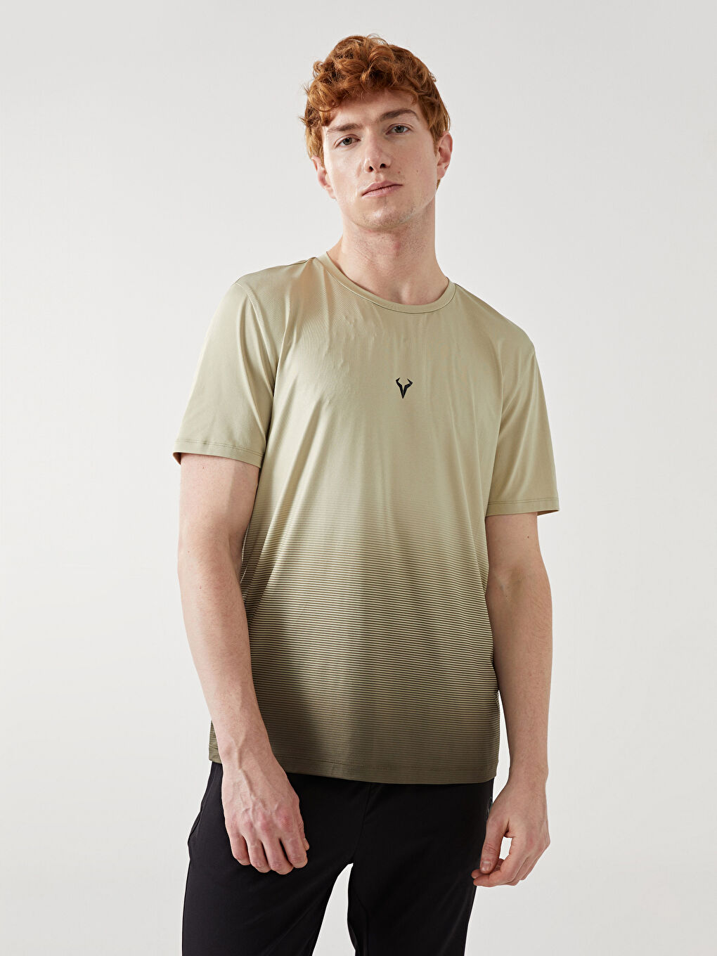 Crew Neck Short Sleeve Men's Sports T-Shirt -S52612Z8-LS6