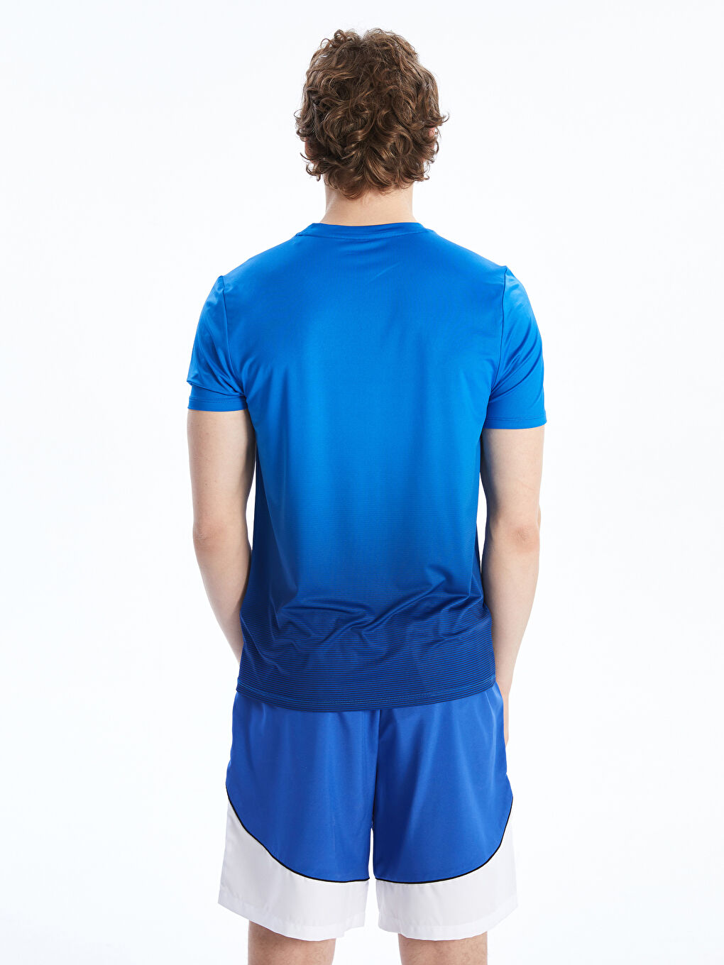 Crew Neck Short Sleeve Men's Sports T-Shirt -S52612Z8-LSH