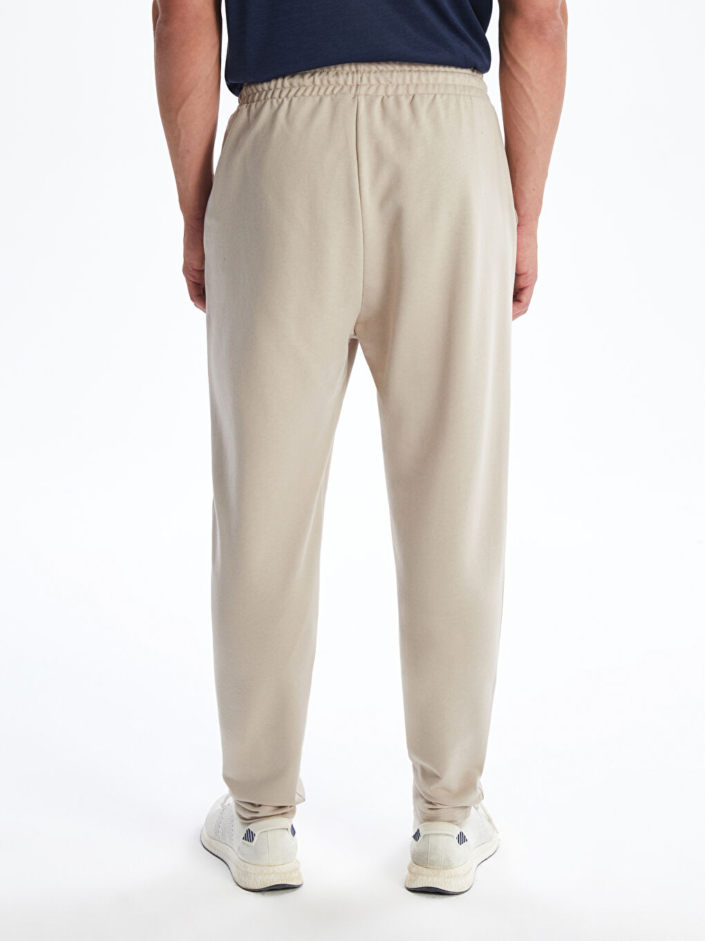 Bej Standart Kalıp Erkek Eşofman Altı-3