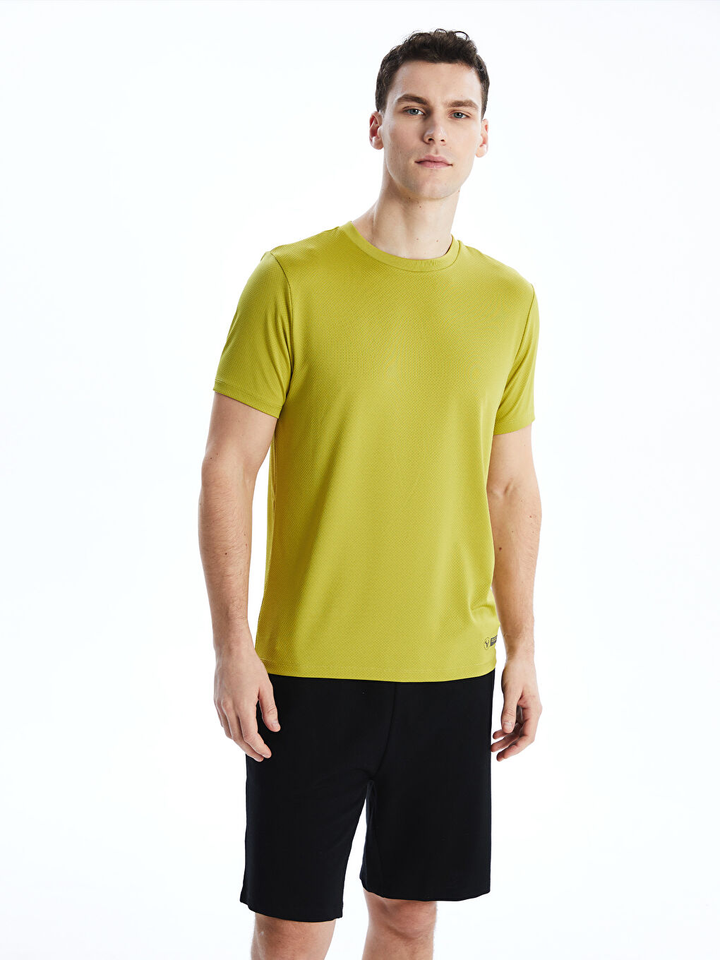 Crew Neck Short Sleeve Men's Sports T-Shirt -S52620Z8-VDM