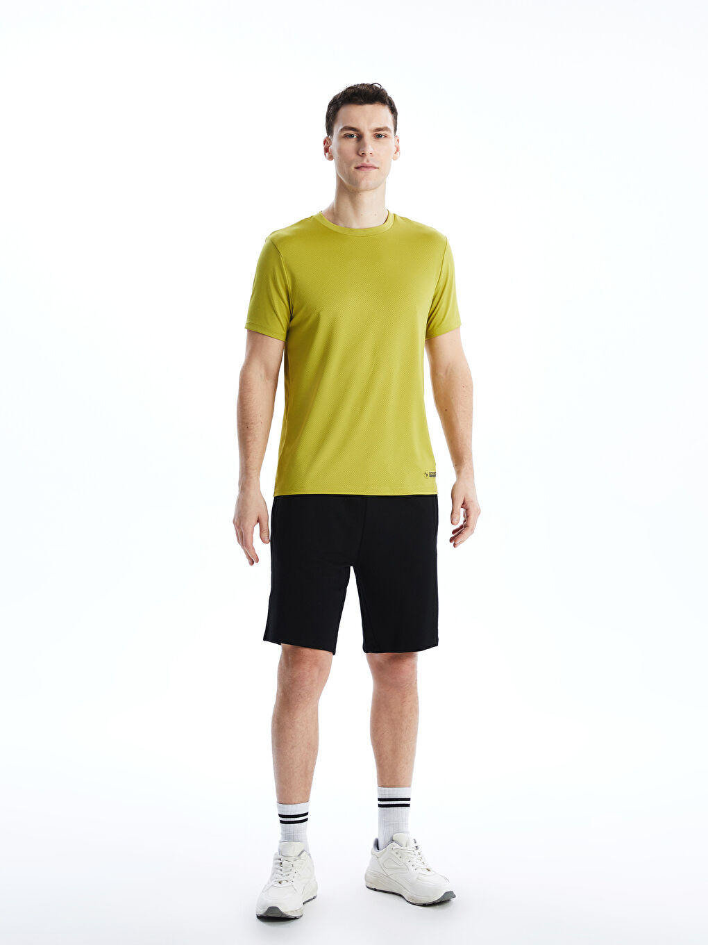 Crew Neck Short Sleeve Men's Sports T-Shirt -S52620Z8-VDM