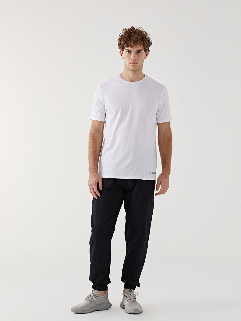 Crew Neck Short Sleeve Men's Sports T-Shirt -S52620Z8-Q6K