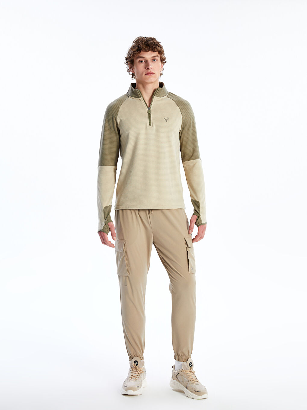 XSIDE ACTIVE Bej Slim Fit Erkek Eşofman Altı