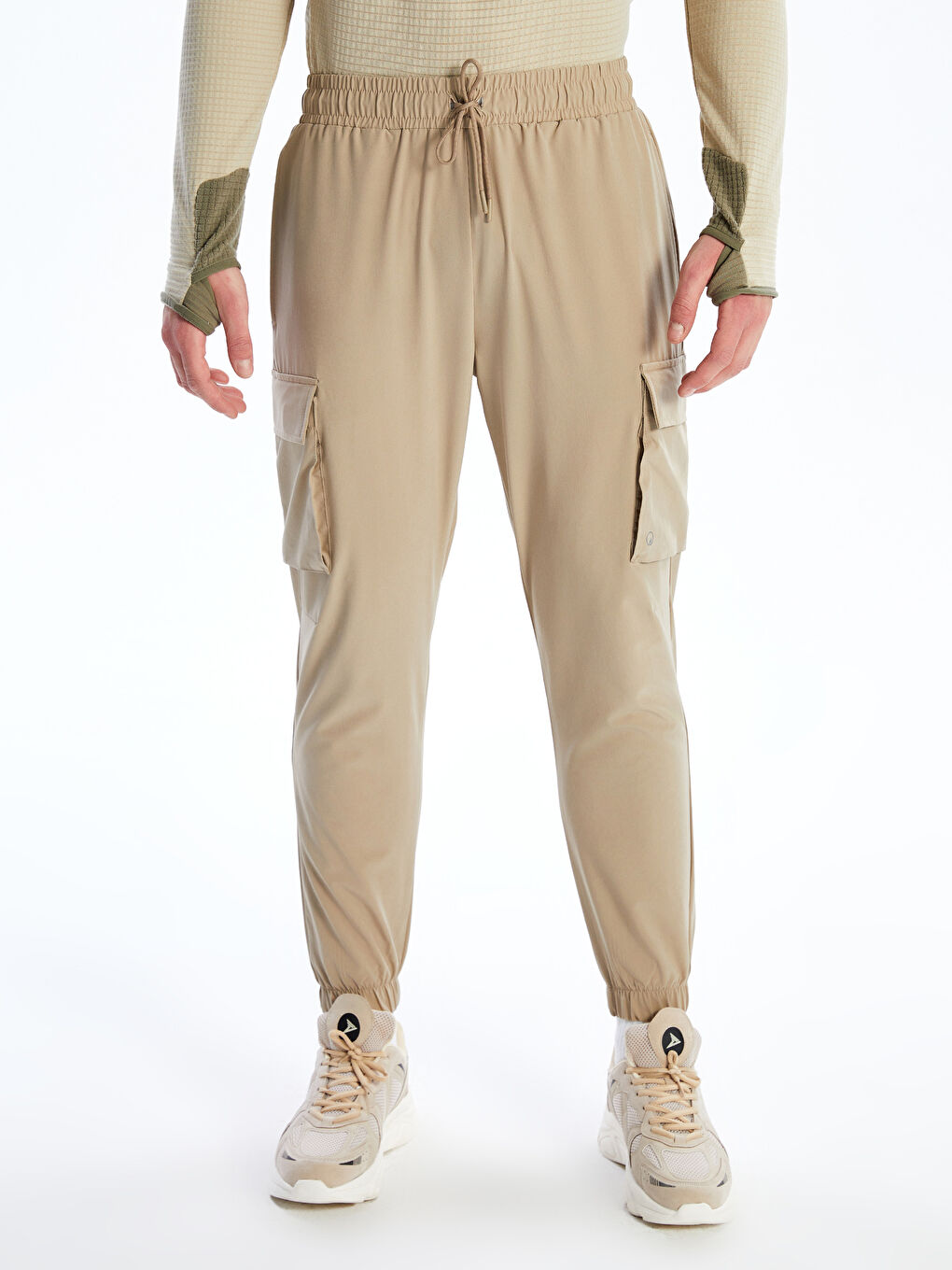 XSIDE ACTIVE Bej Slim Fit Erkek Eşofman Altı - 1