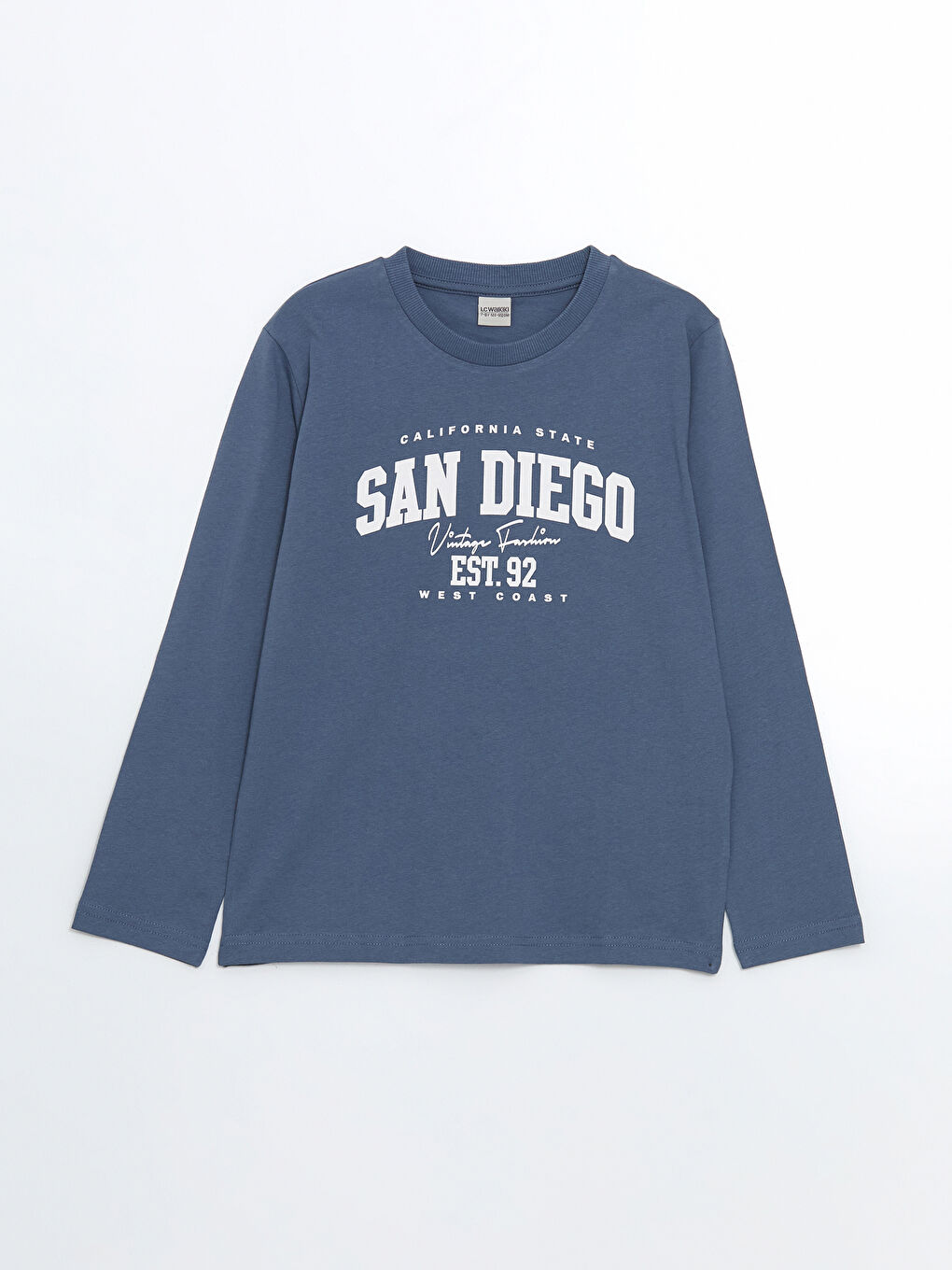 Crew Neck Michigan Printed Boys' T-Shirt -S52629Z4-YLA