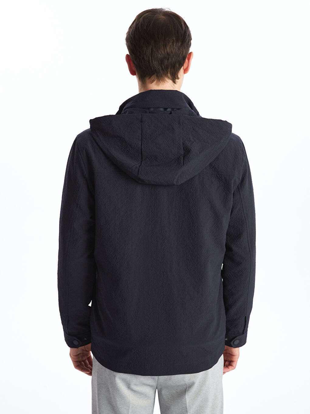 Standard Fit Turtle Neck Men's Coat -S52641Z8-RFH