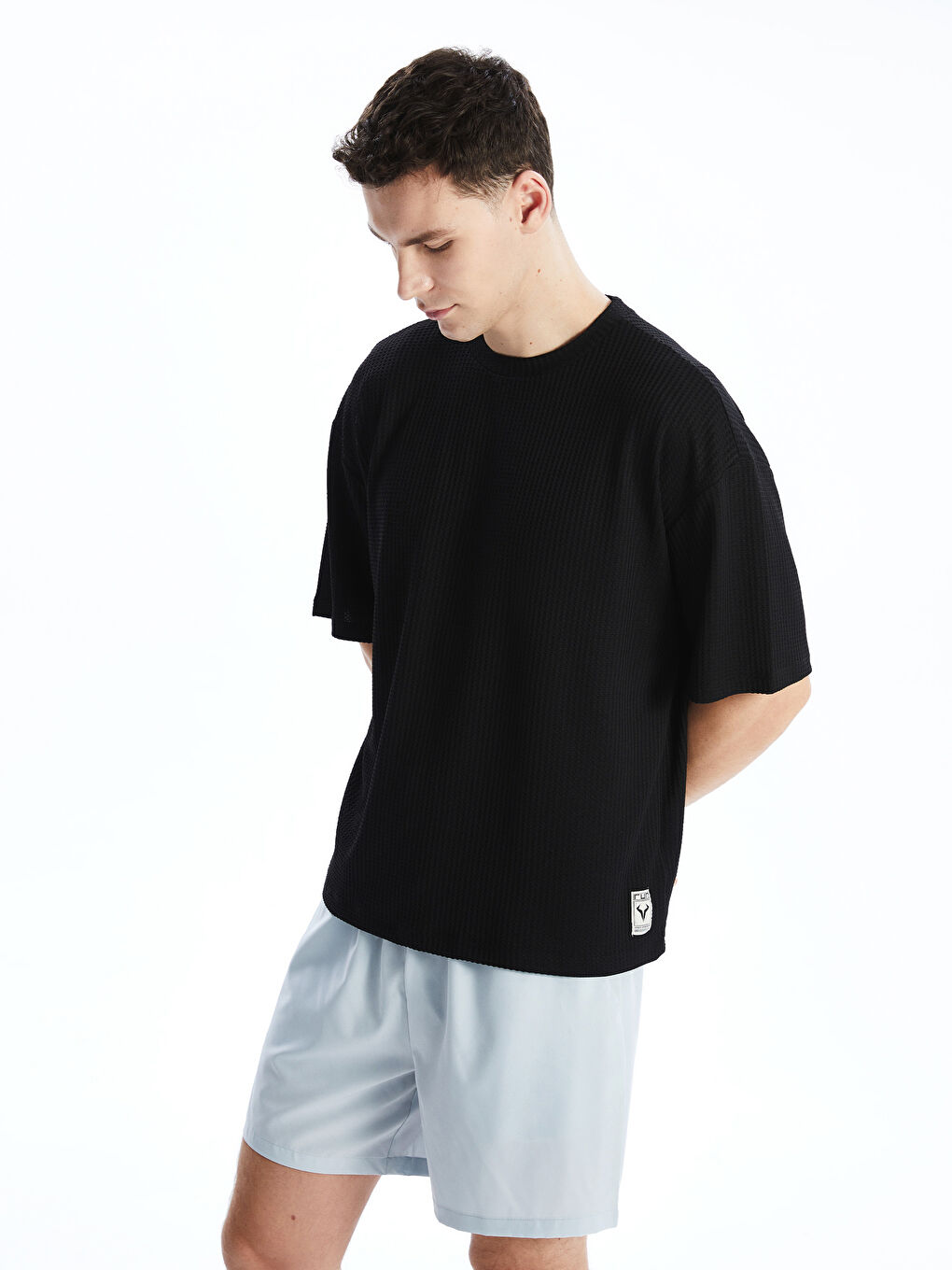 Crew Neck Short Sleeve Men's Sports T-Shirt -S52645Z8-CVL