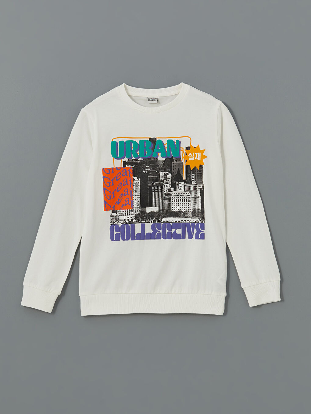 Crew Neck Boys' T-Shirt -S52647Z4-R9J