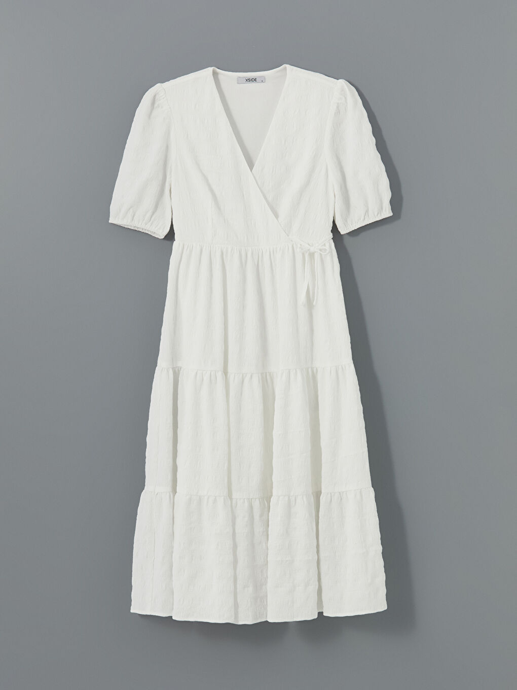 Double Breasted Textured Women's Dress -S52687Z8-KE8