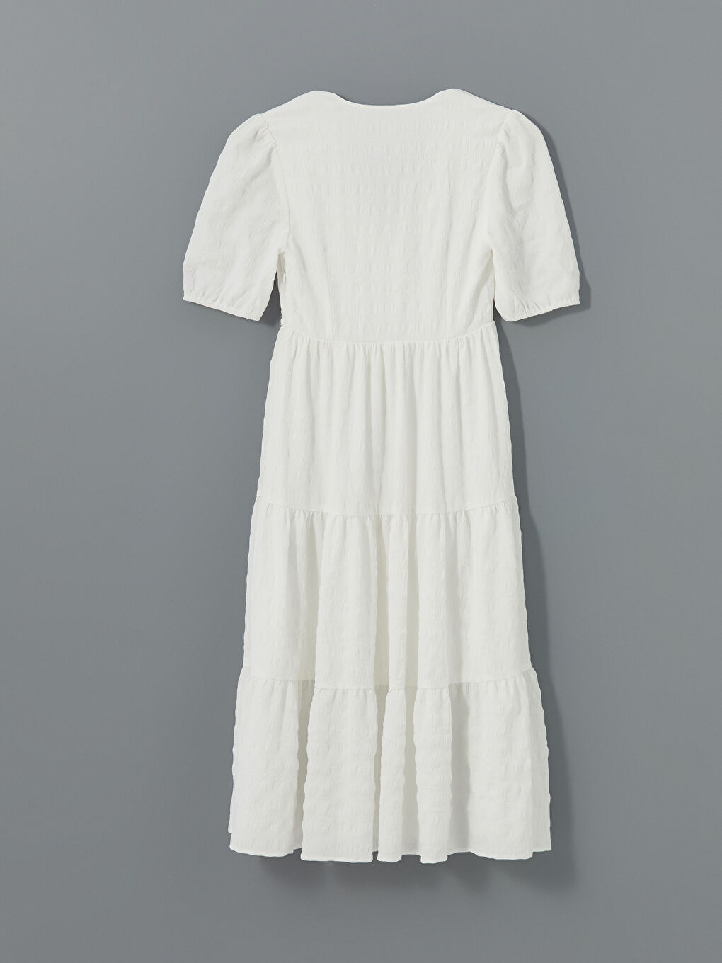 Double Breasted Textured Women's Dress -S52687Z8-KE8
