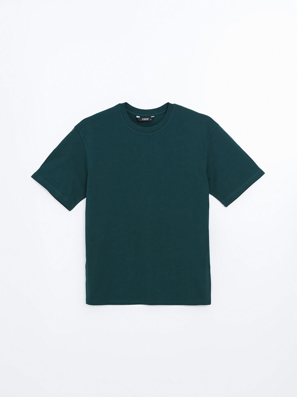 Crew Neck Short Sleeve Combed Cotton Men's T-shirt -S52693Z8-HKE