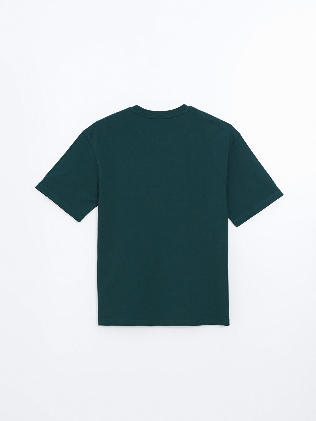 Crew Neck Short Sleeve Combed Cotton Men's T-shirt -S52693Z8-HKE