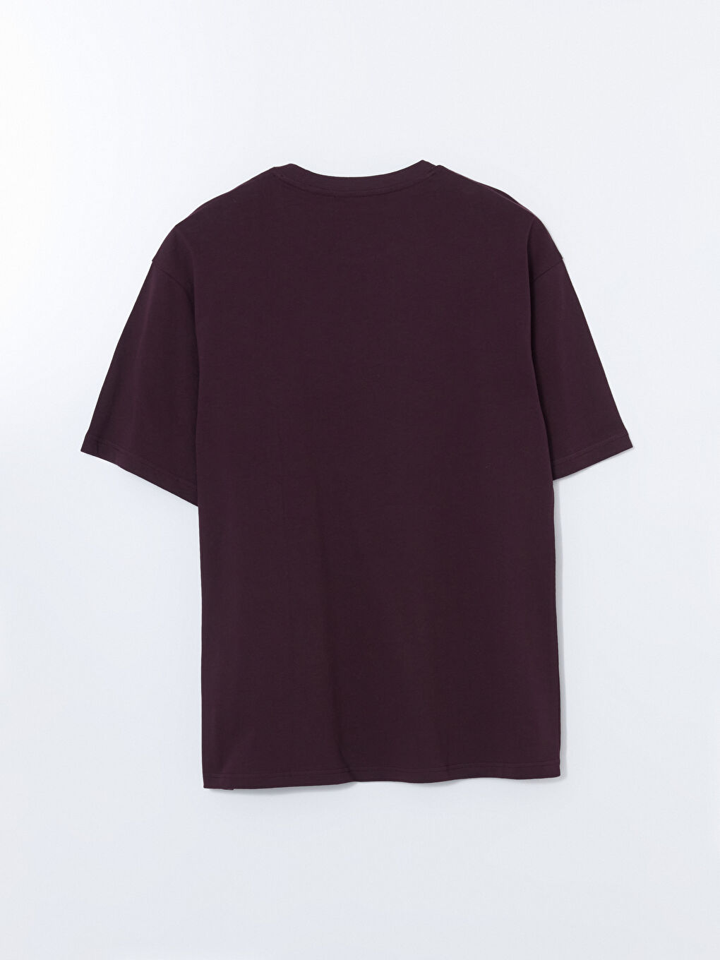 Crew Neck Short Sleeve Combed Cotton Men's T-shirt -S52693Z8-UV2