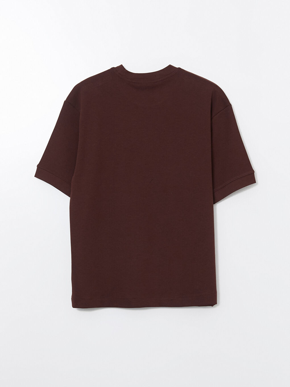 XSIDE Bordo Bisiklet Yaka Kısa Kollu Erkek Sweatshirt - 5