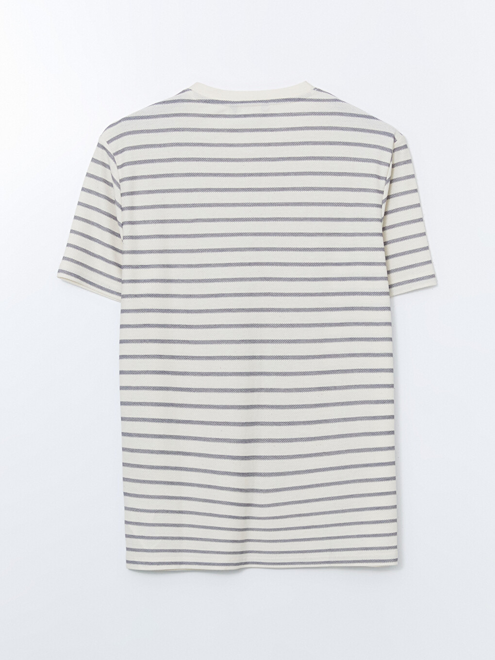T-shirt Penje Me Shirita, Me Mëngë Të Shkurtra Dhe Jakë Të Rrumbullakët Për Burra-5
