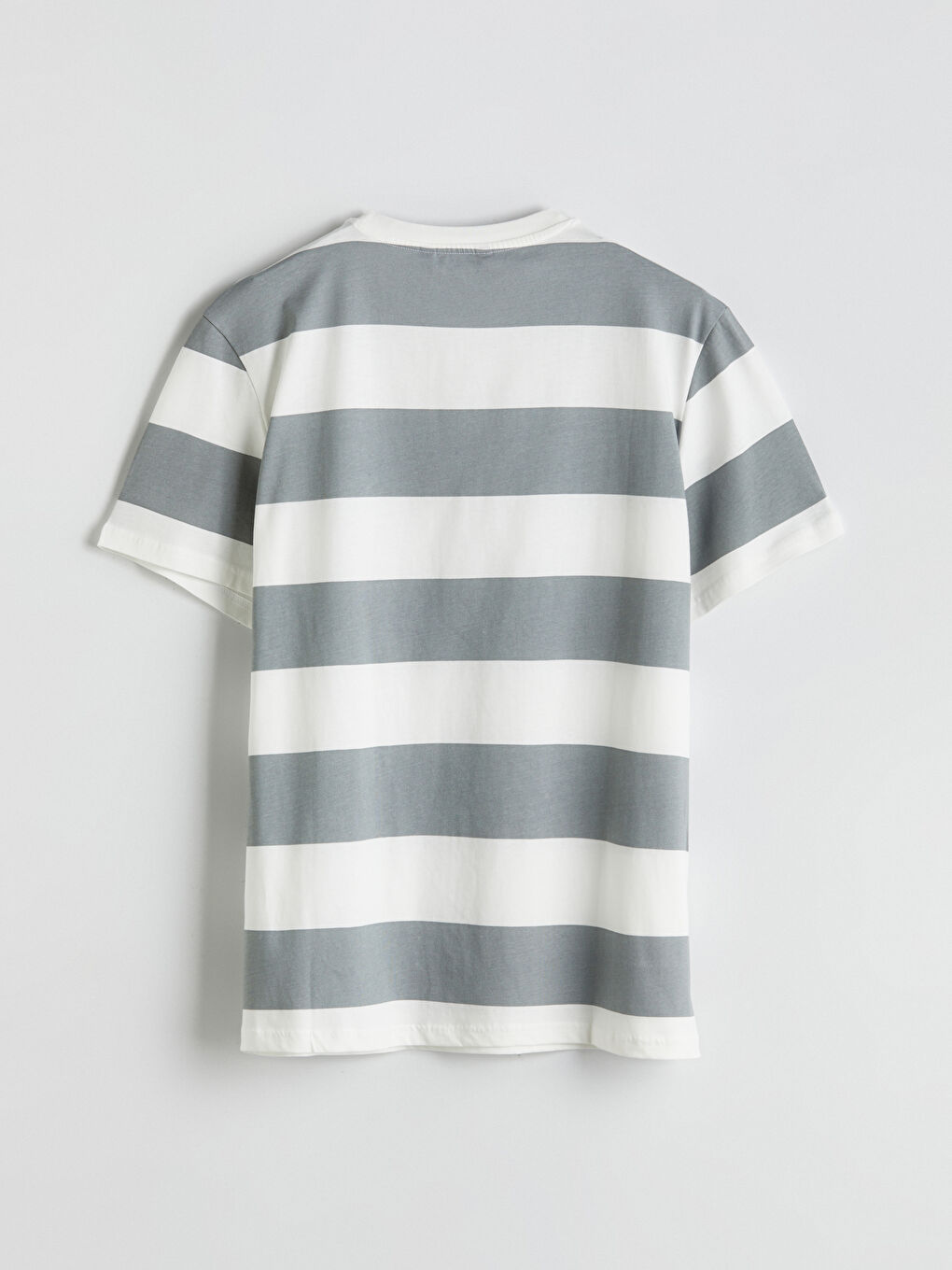 Crew Neck Short Sleeve Striped Jersey Men's T-Shirt -S52756Z8-LRW