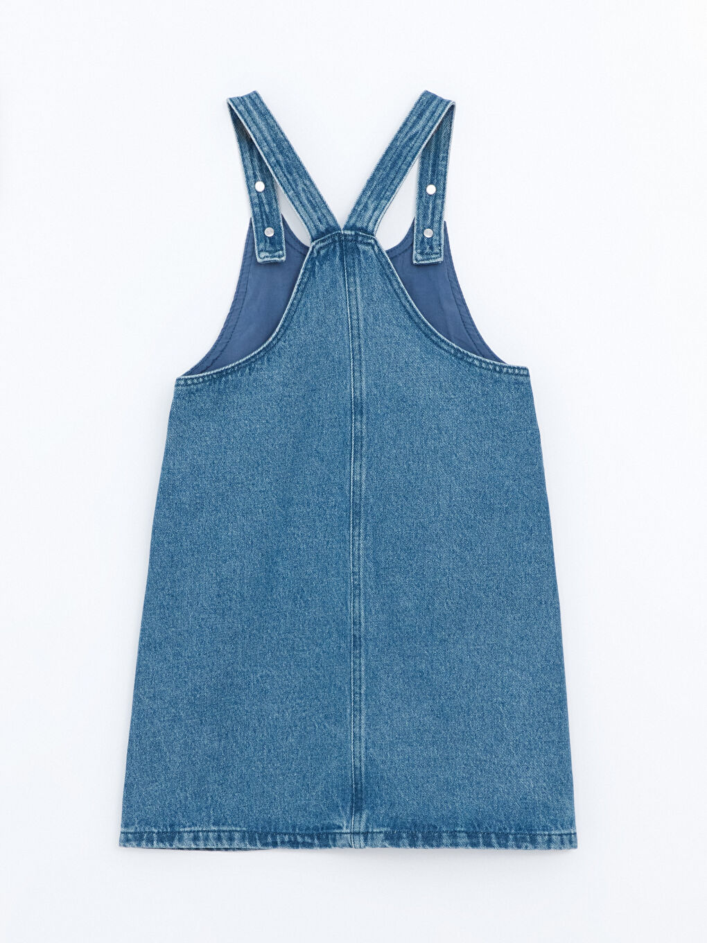 Square Collar Minnie Mouse Baby Girls' Denim Dress -S52835Z1-507