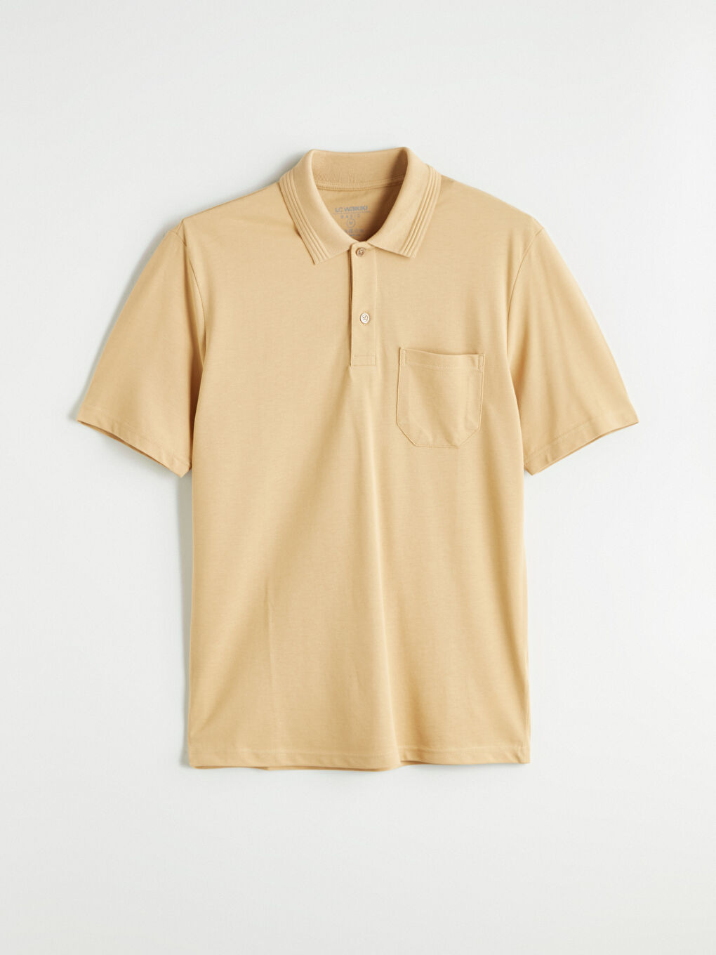 Polo Neck Short Sleeve Pique Men's T-Shirt -S52840Z8-GLS