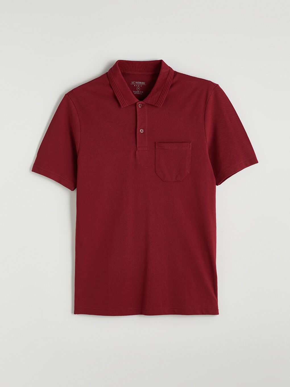 Polo Neck Short Sleeve Pique Men's T-Shirt -S52840Z8-ZQ1