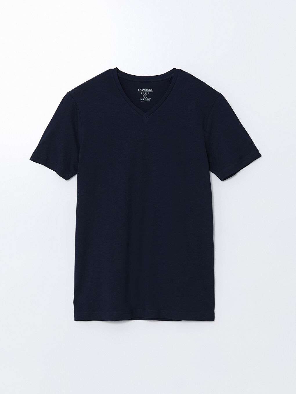 V-Neck Short Sleeve Jersey Men's T-Shirt -S52841Z8-DWP