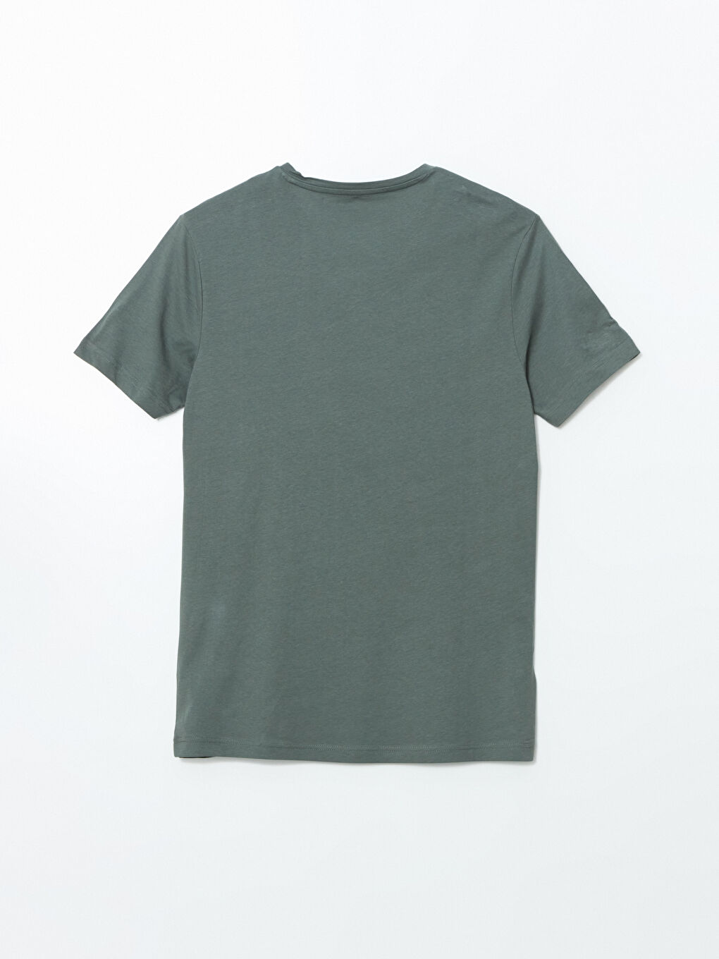 V-Neck Short Sleeve Jersey Men's T-Shirt -S52841Z8-H9D