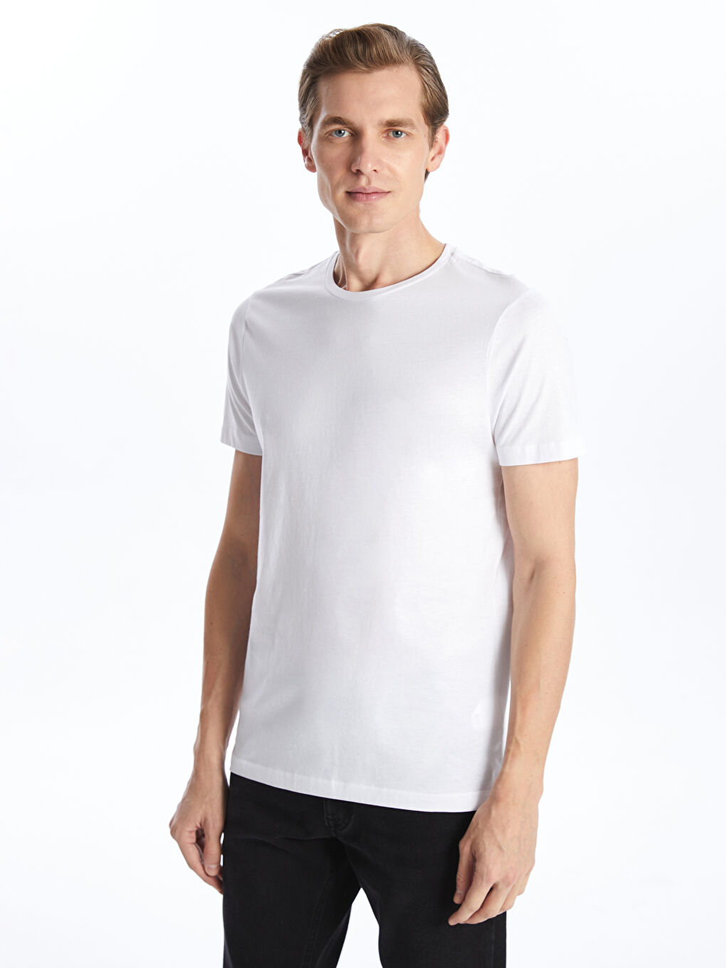 Crew Neck Jersey Men's T-Shirt -S52842Z8-Q6K