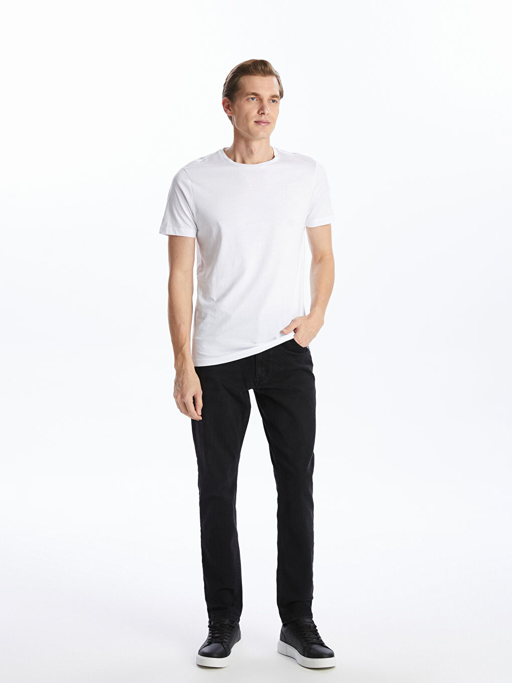 Crew Neck Jersey Men's T-Shirt -S52842Z8-Q6K