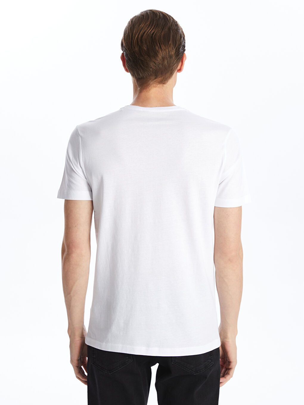 Crew Neck Jersey Men's T-Shirt -S52842Z8-Q6K
