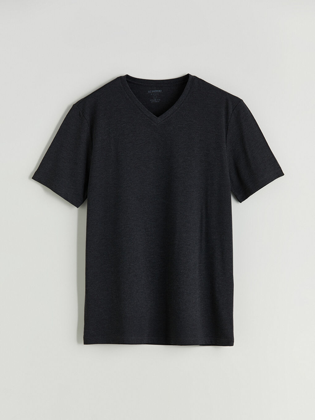 V-Neck Short Sleeve Jersey Men's T-Shirt -S52843Z8-L8N