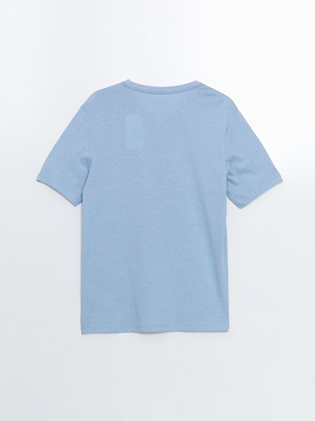 V Neck Short Sleeve Combed Cotton Men's T-shirt -S52843Z8-L8Y
