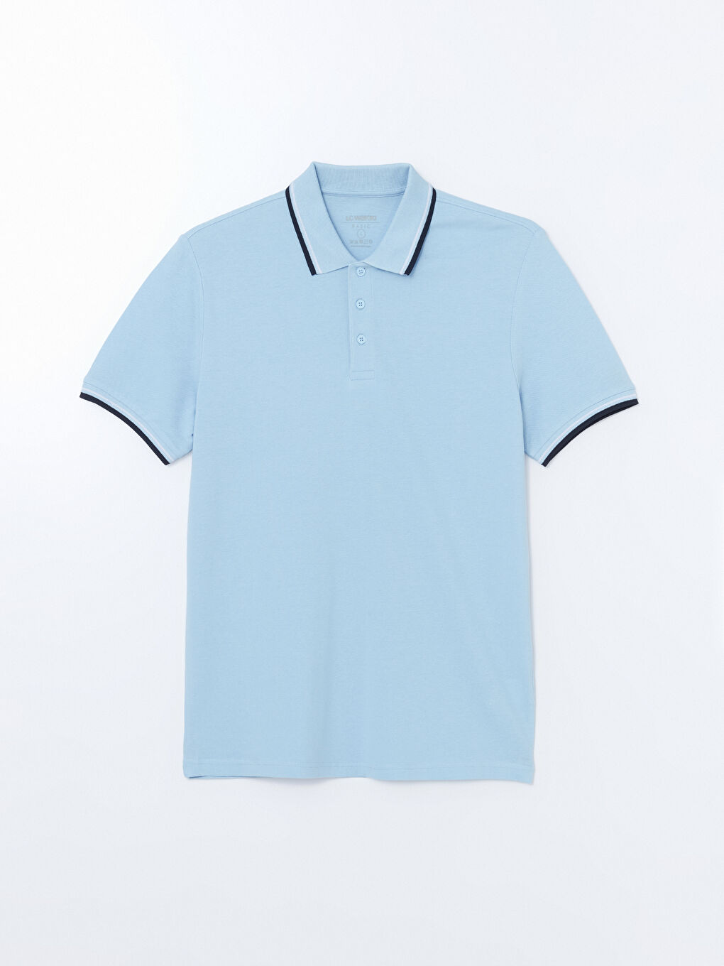 Polo Neck Short Sleeve Pique Men's T-Shirt -S52844Z8-Q2T