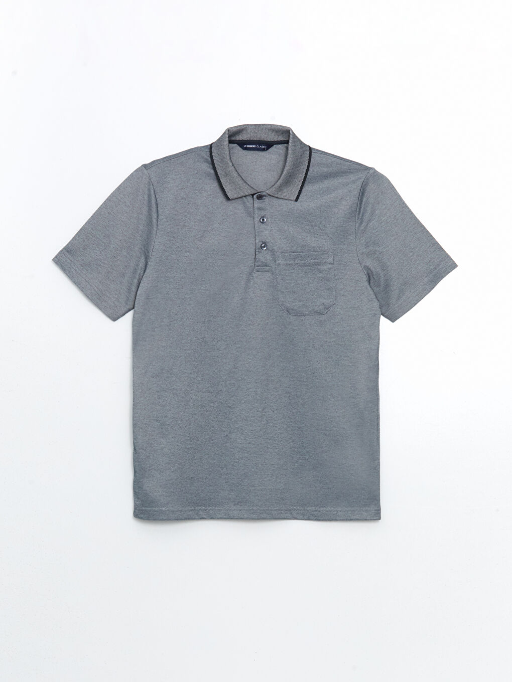 Polo Neck Short Sleeve Men's T-Shirt -S52846Z8-MLC