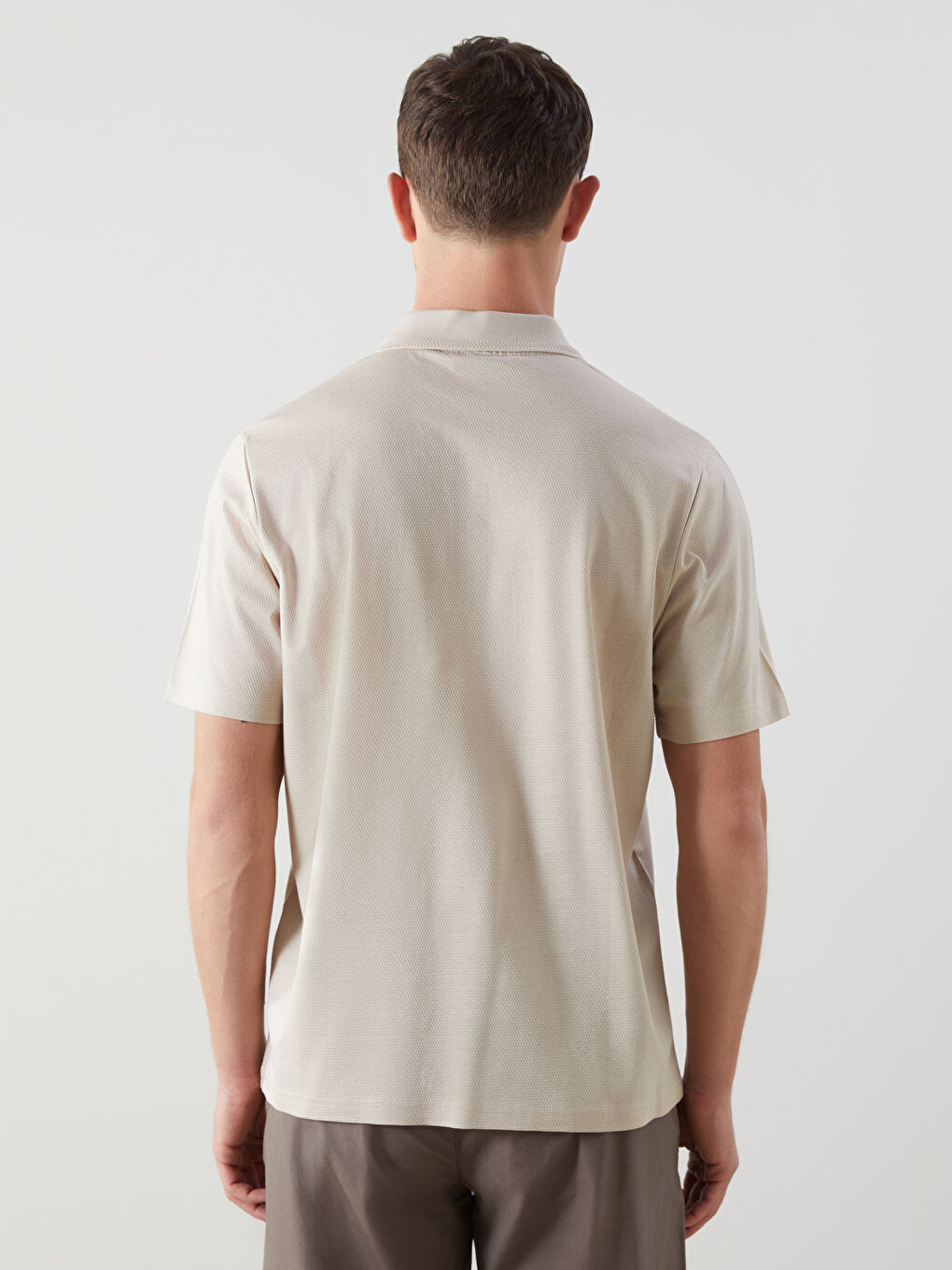 Polo Neck Short Sleeve Men's T-Shirt -S52847Z8-V0P