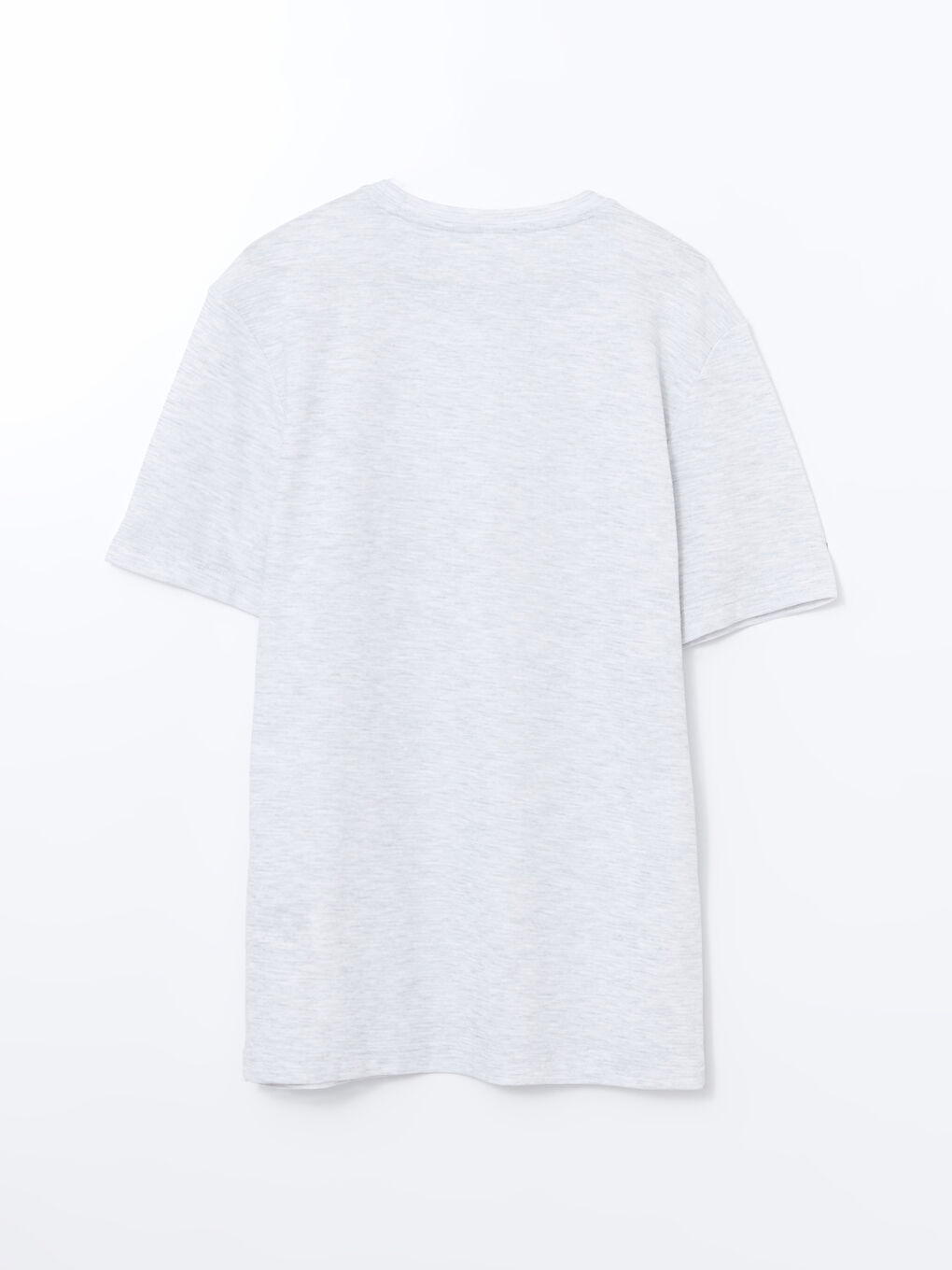 Crew Neck Short Sleeve Men's Textured T-Shirt -S52849Z8-DFL