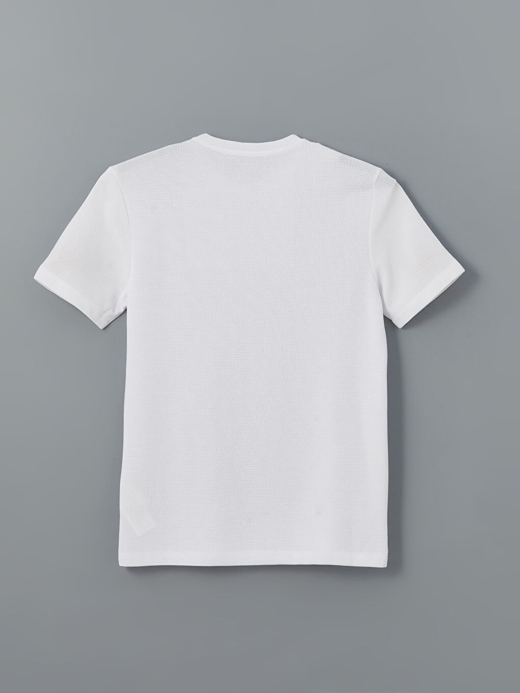 LCWAIKIKI Classic Crew Neck Short Sleeve Men's Textured T-Shirt -S52849Z8-Q6K