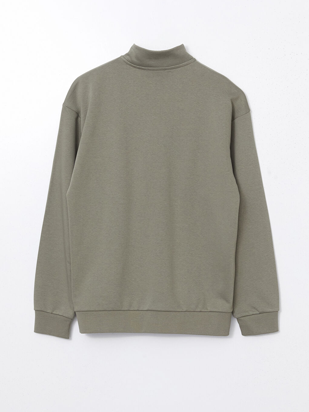 Turtle Neck Long Sleeve Men's Sweatshirt -S52862Z8-SEV