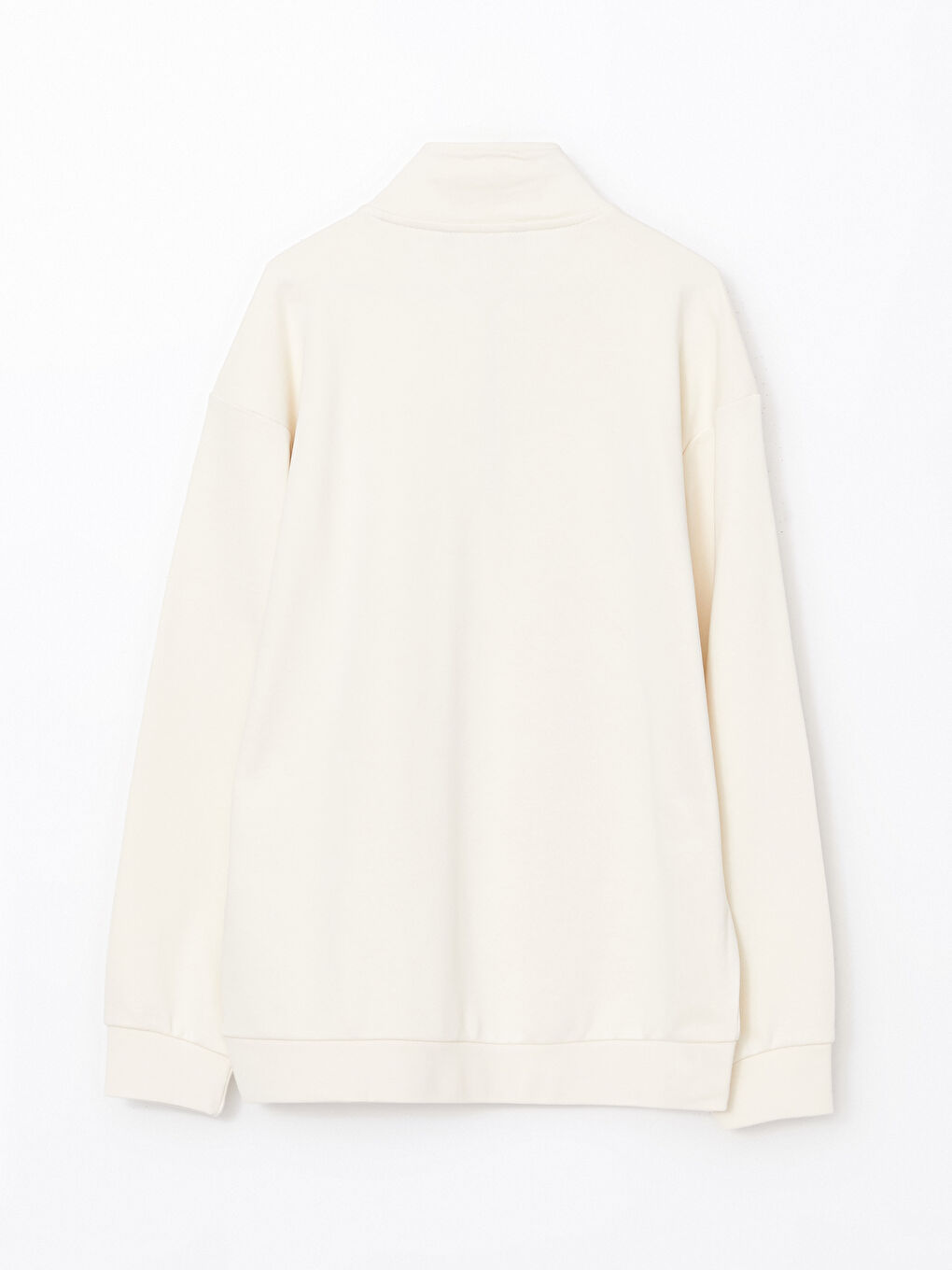 XSIDE Bej Dik Yaka Erkek Sweatshirt - 5