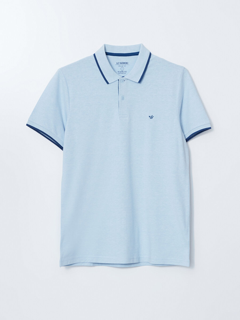 Polo Neck Plain Pique Men's T-Shirt -S52868Z8-DW8