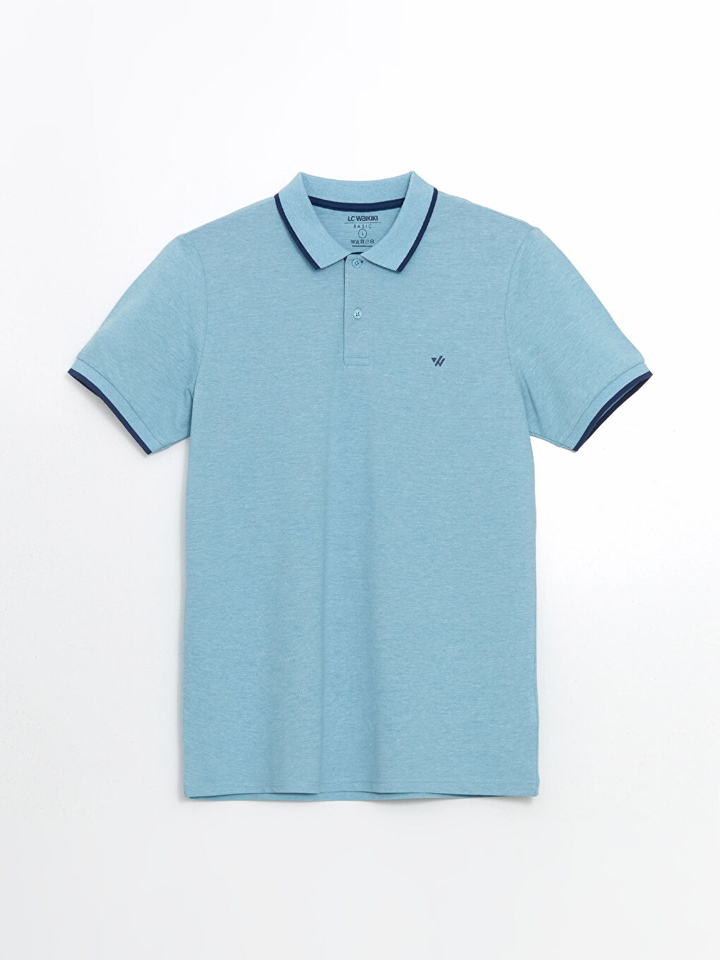 Polo Neck Plain Pique Men's T-Shirt -S52868Z8-LDB
