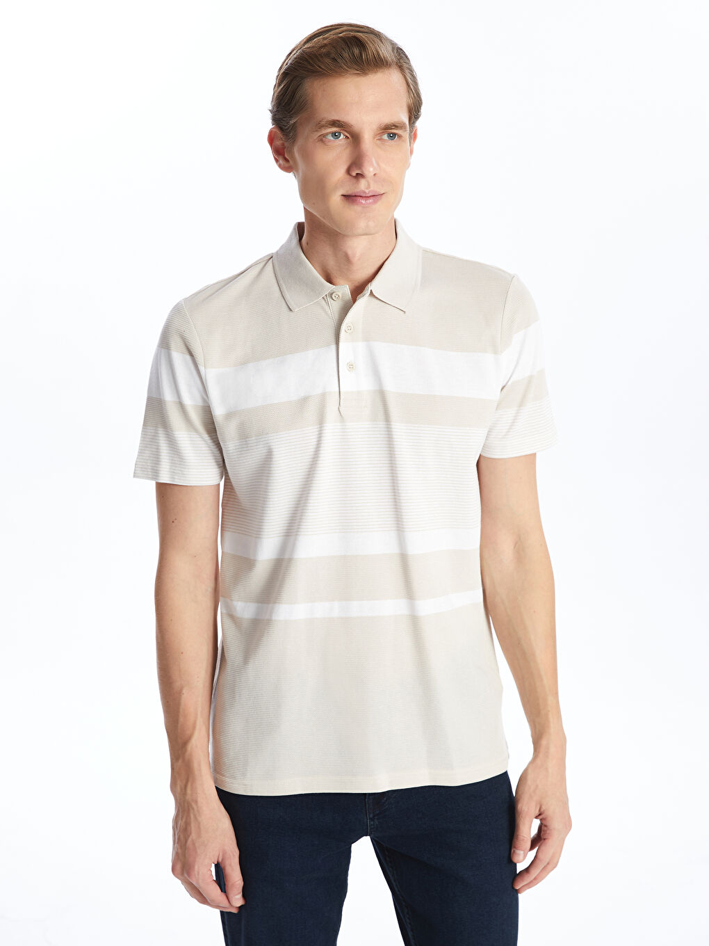 Prugasta polo majica kratkog rukava -S52874Z8-LE8
